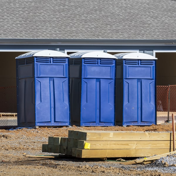 are there any restrictions on where i can place the portable toilets during my rental period in Wickliffe